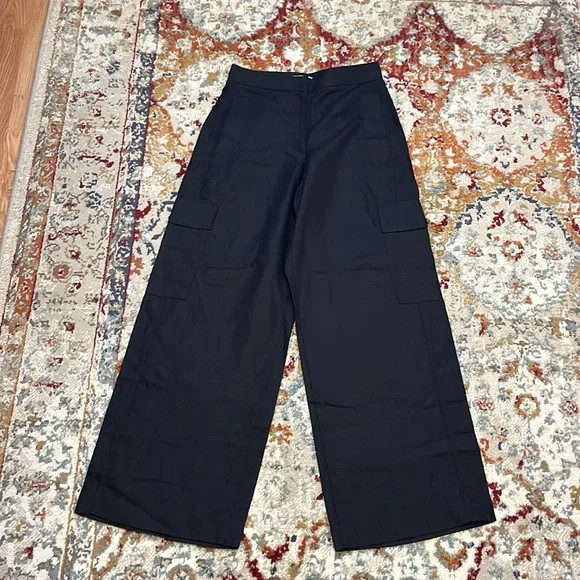 COS WIDE-LEG CARGO TROUSERS - Picture 2 of 7